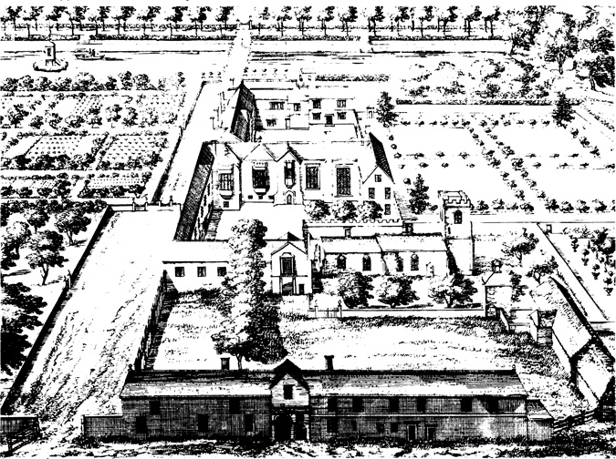Artists Impression of the Village of Cubberley 14th Century